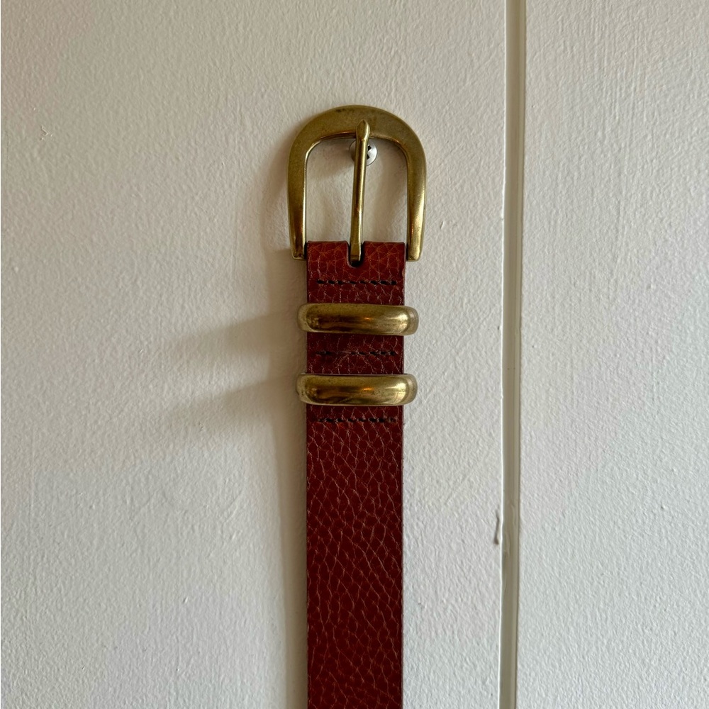 BNWOT Anthro Brass Buckle Waist Belt